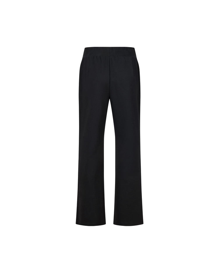 1910823-008 | WOMEN'S K-SWISS LOGO HIGH WAIST FLARED PANTS | BLACK