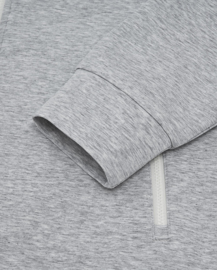 1910824-144 | WOMEN'S K-SWISS LOGO COLOR BLOCKS HOODED JACKET | WHITE/BLACK/GREY