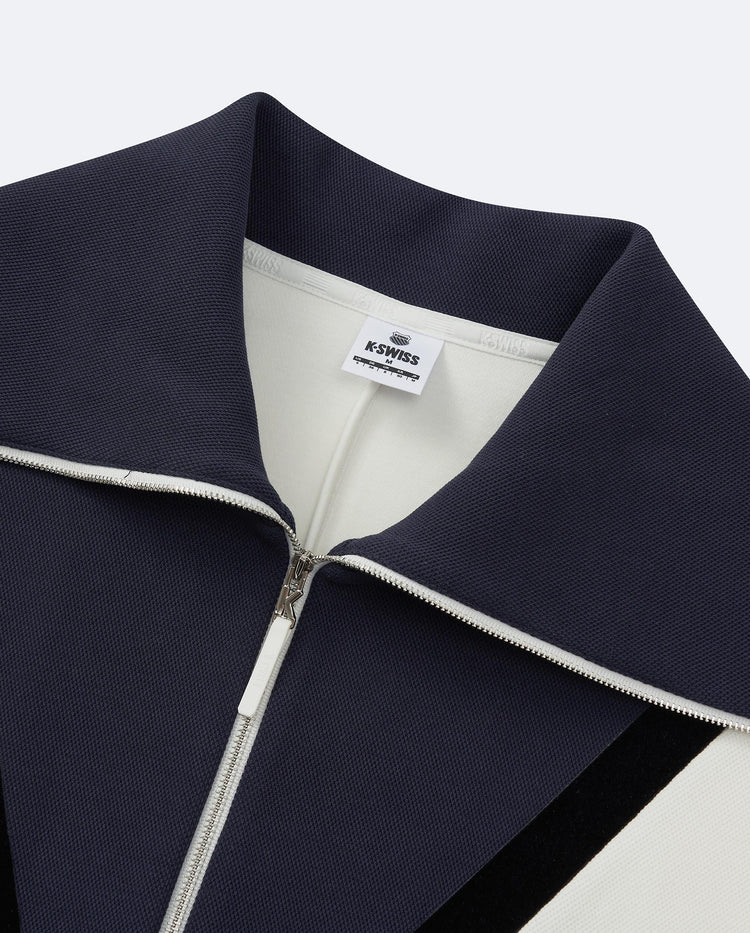 1910844-115 | WOMEN'S COLOR BLOCKS COWL NECK JACKET | WHITE/SPECIAL