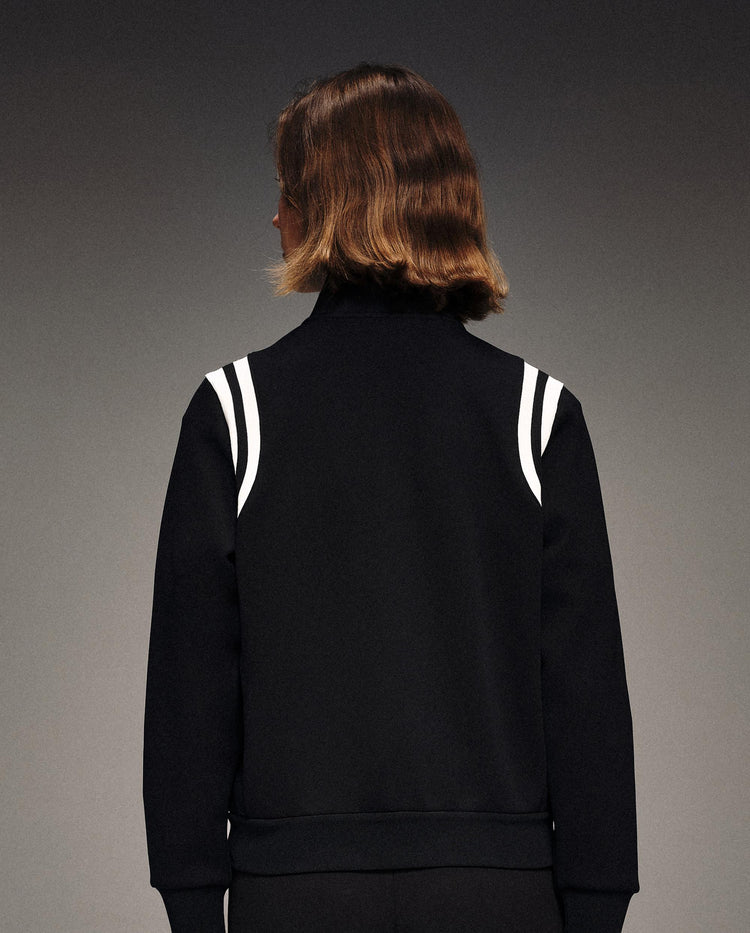 1910850-008 | WOMEN'S K-SWISS LOGO COLOR BLOCK JACKET | BLACK