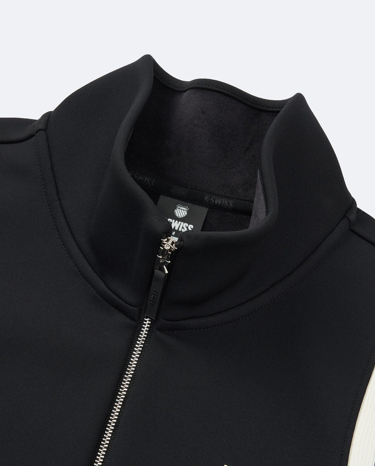 1910850-008 | WOMEN'S K-SWISS LOGO COLOR BLOCK JACKET | BLACK