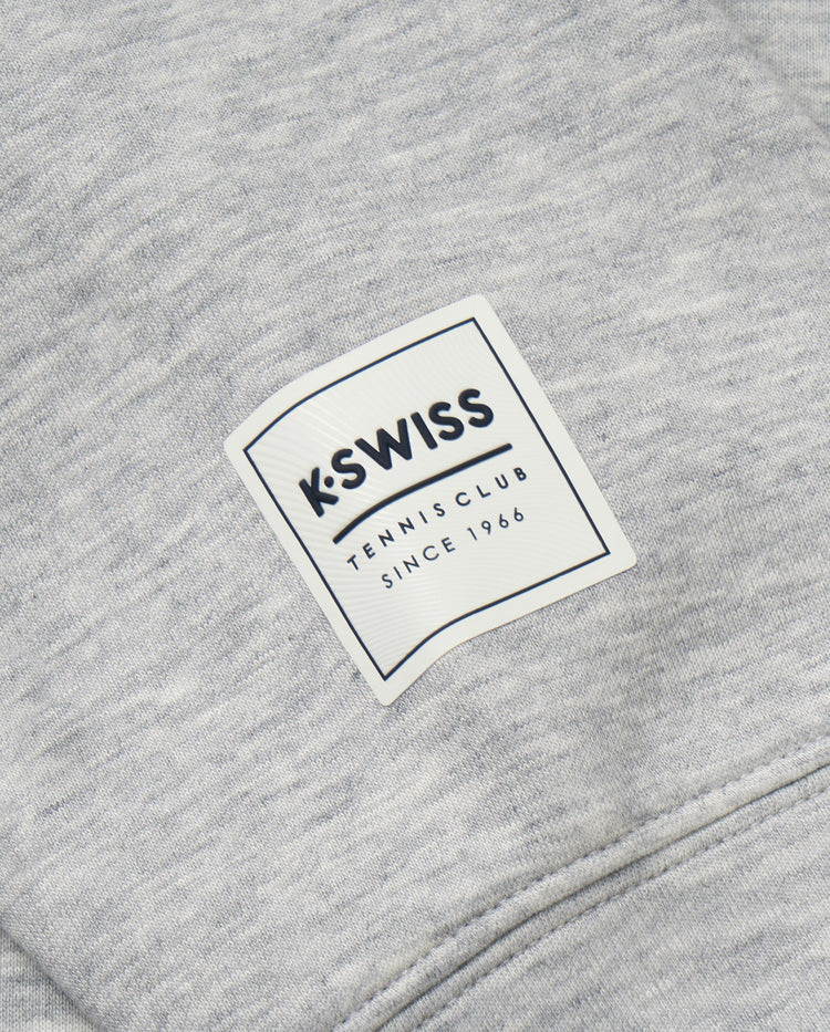 1911495-024 | WOMEN'S K-SWISS LOGO HOODED JACKET | GRAY/RED