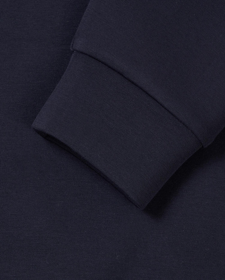 1911502-401 | WOMEN'S K-SWISS TENNIS CLUB LOGO SWEATSHIRT | NAVY/WHITE