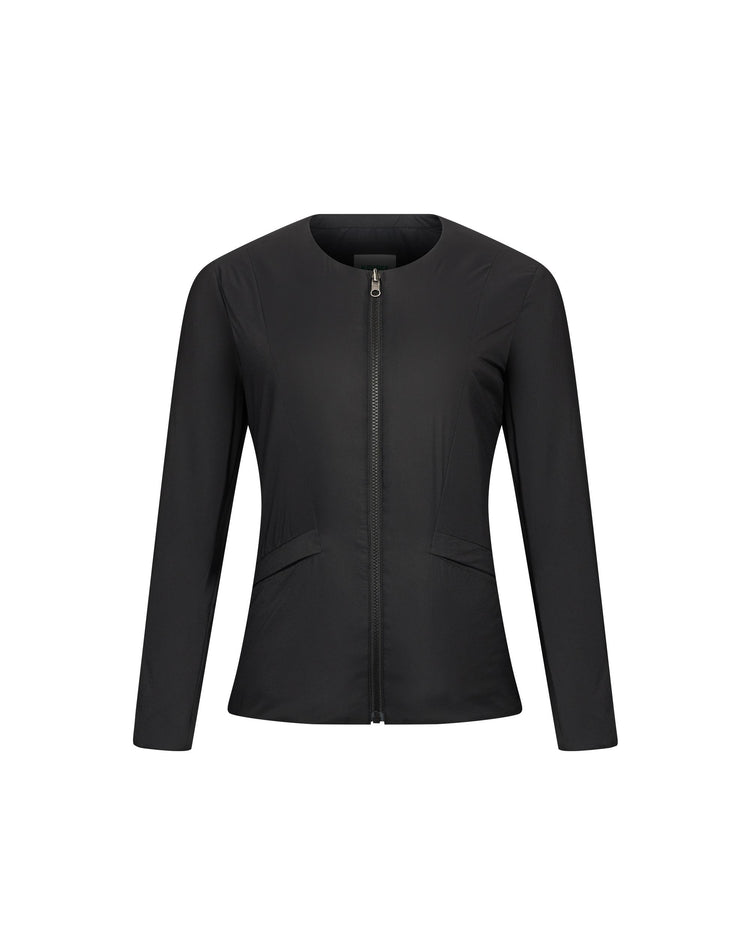 1911506-008 | WOMEN'S LOGO JACKET AND HOODED JACKET 2 PIECES SET | BLACK