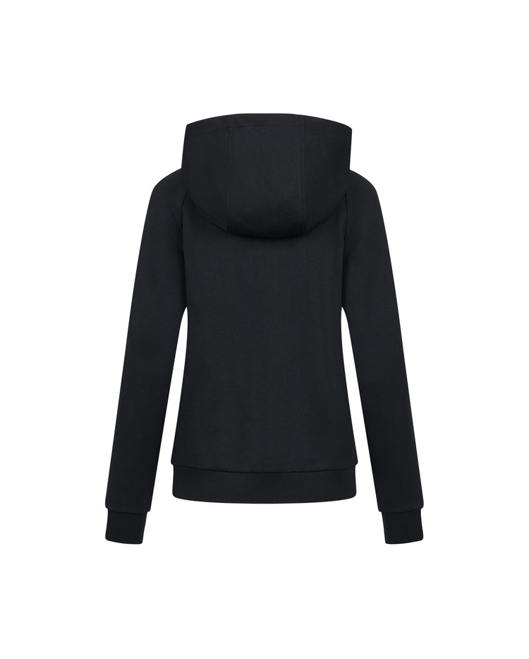 1911510-008 | WOMEN'S K-SWISS LOGO COLOR BLOCKS HOODED JACKET | BLACK