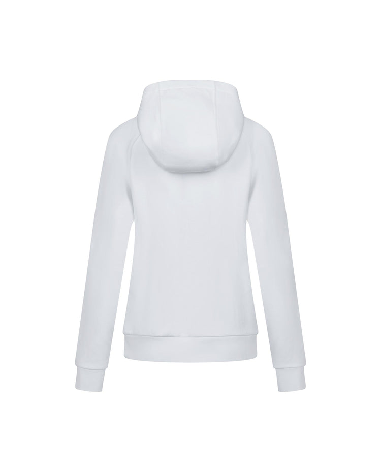 1911510-161 | WOMEN'S K-SWISS LOGO COLOR BLOCKS HOODED JACKET | WHITE