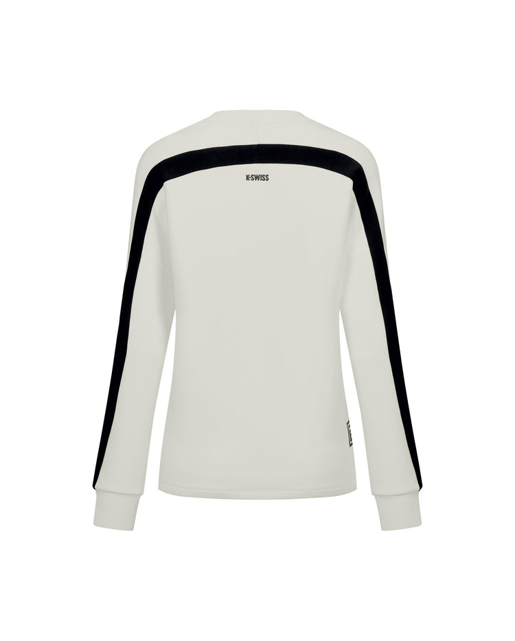 1911516-161 | WOMEN'S K-SWISS TENNIS CLUB SWEATSHIRT | WHITE