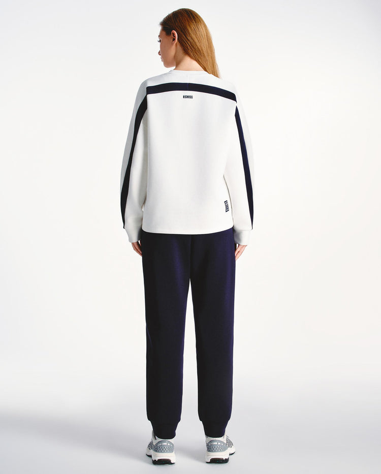 1911516-161 | WOMEN'S K-SWISS TENNIS CLUB SWEATSHIRT | WHITE
