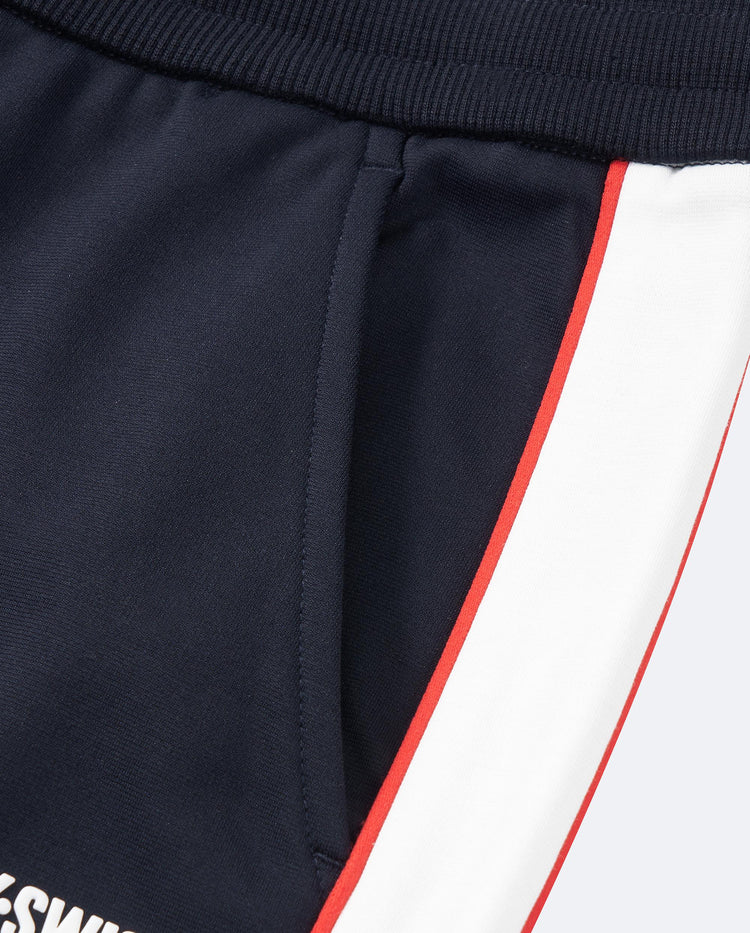 1911550-401 | WOMEN'S LOGO HIGH WAIST SIDE TAPED FLARED PANTS | NAVY