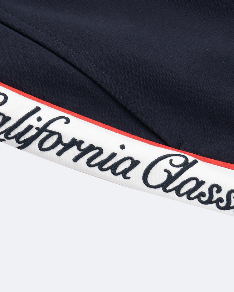 1911550-401 | WOMEN'S LOGO HIGH WAIST SIDE TAPED FLARED PANTS | NAVY