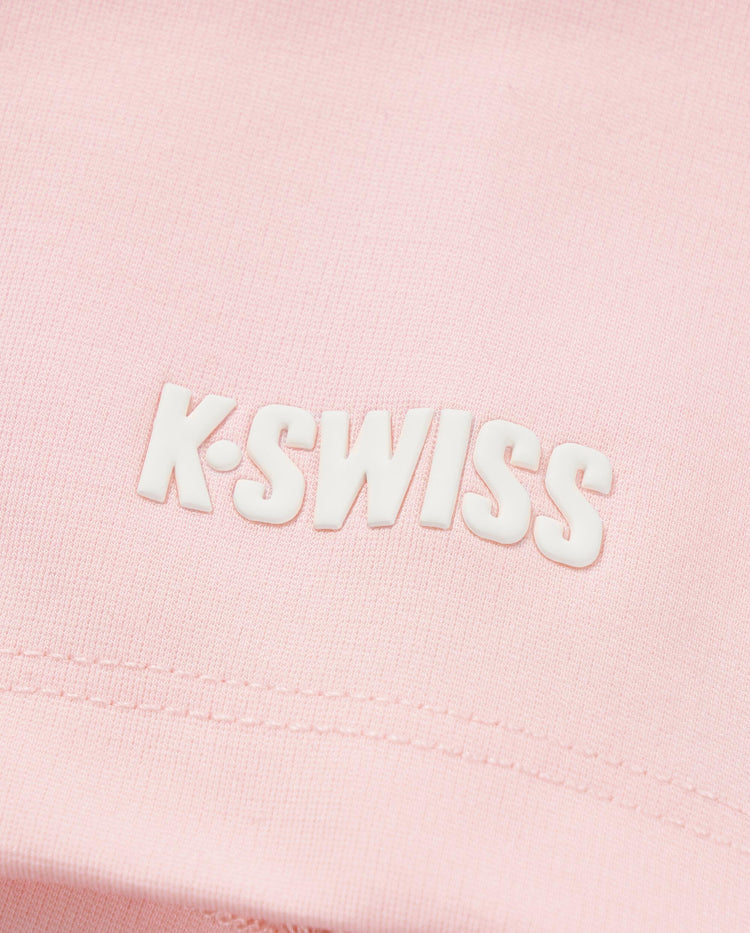 1911552-605 | WOMEN'S K-SWISS TENNIS CLUB LOGO T-SHIRT | PINK