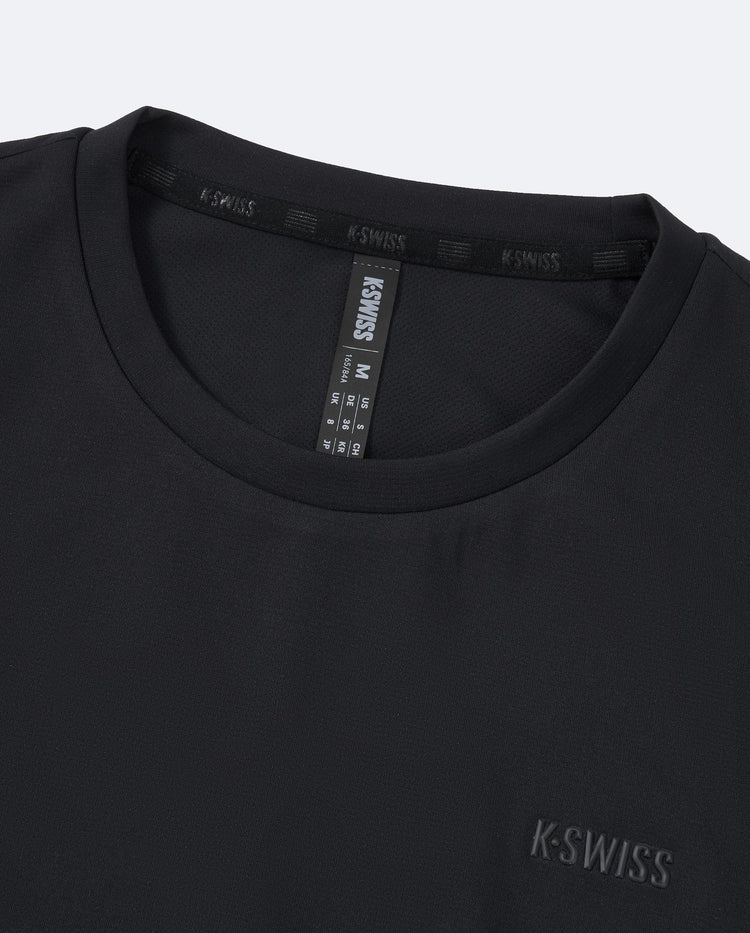 1911562-008 | WOMEN'S K-SWISS LOGO T-SHIRT | BLACK