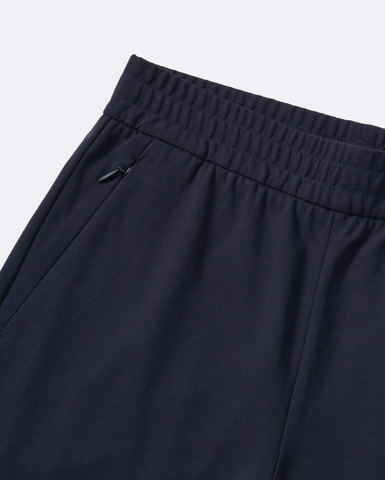 1911577-401 | WOMEN'S K-SWISS LOGO HIGH WAIST FLARED PANTS | NAVY