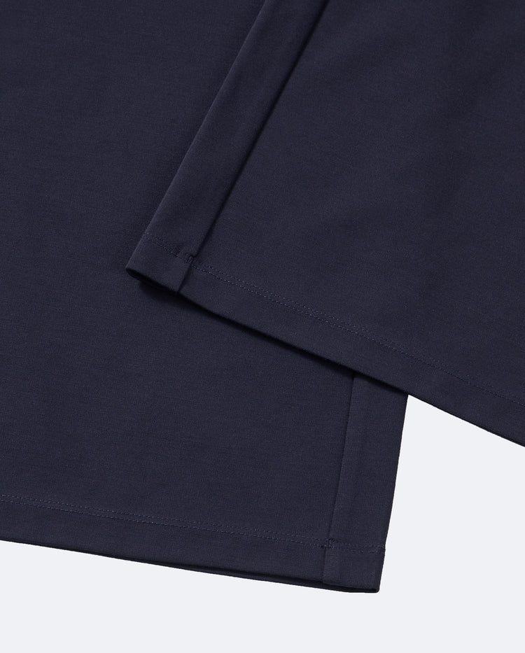 1911577-401 | WOMEN'S K-SWISS LOGO HIGH WAIST FLARED PANTS | NAVY