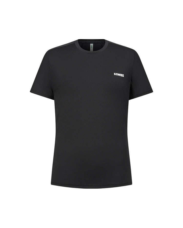 1911665-008 | WOMEN'S K-SWISS LOGO QUICK DRY T-SHIRT | BLACK