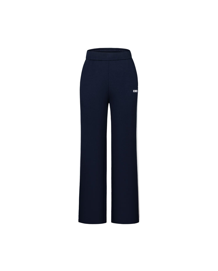 1912105-014 | WOMEN'S K-SWISS LOGO LOOSE FIT SIDE TAPED PANTS | NAVY