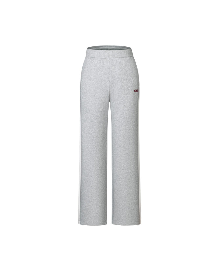 1912105-963 | WOMEN'S K-SWISS LOGO LOOSE FIT SIDE TAPED PANTS | GREY