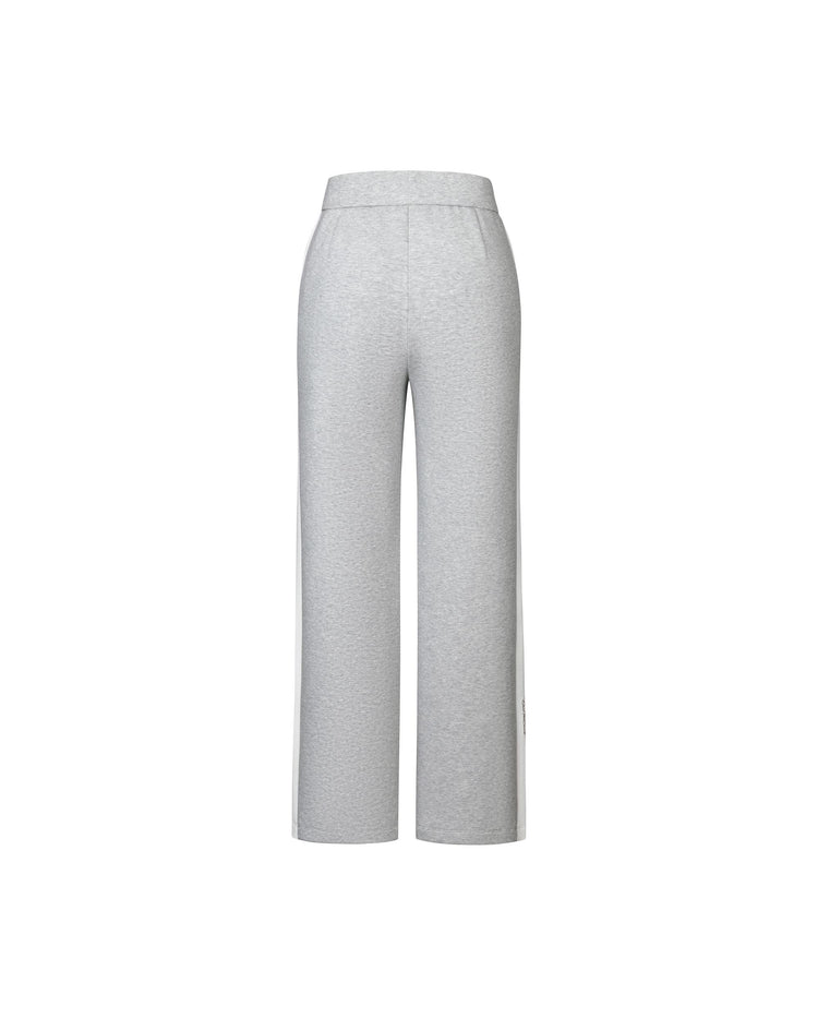 1912105-963 | WOMEN'S K-SWISS LOGO LOOSE FIT SIDE TAPED PANTS | GREY