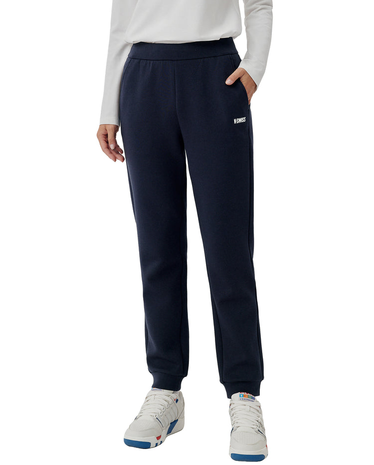 1912106-014 | WOMEN'S K-SWISS LOGO JOGGER PANTS | NAVY