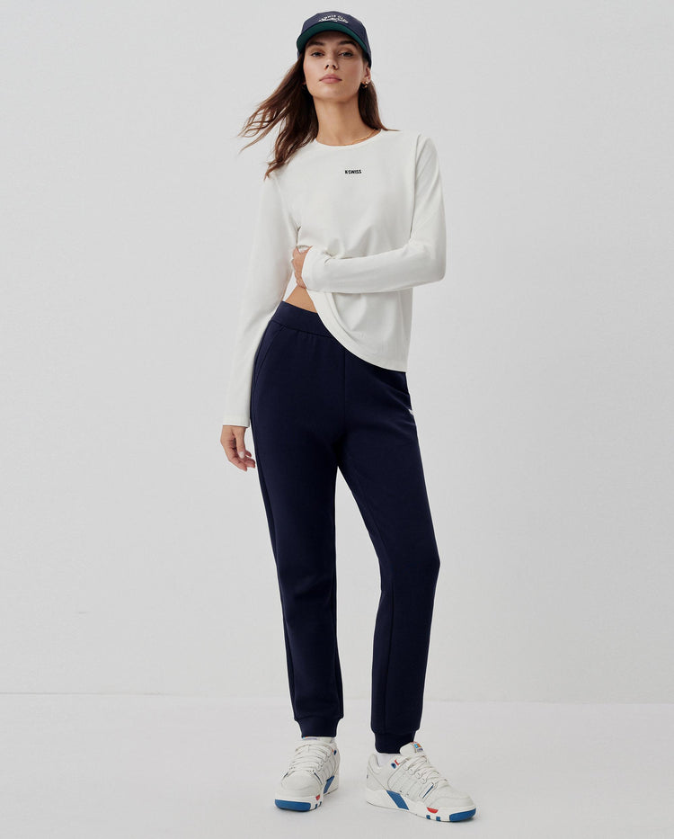 1912106-014 | WOMEN'S K-SWISS LOGO JOGGER PANTS | NAVY