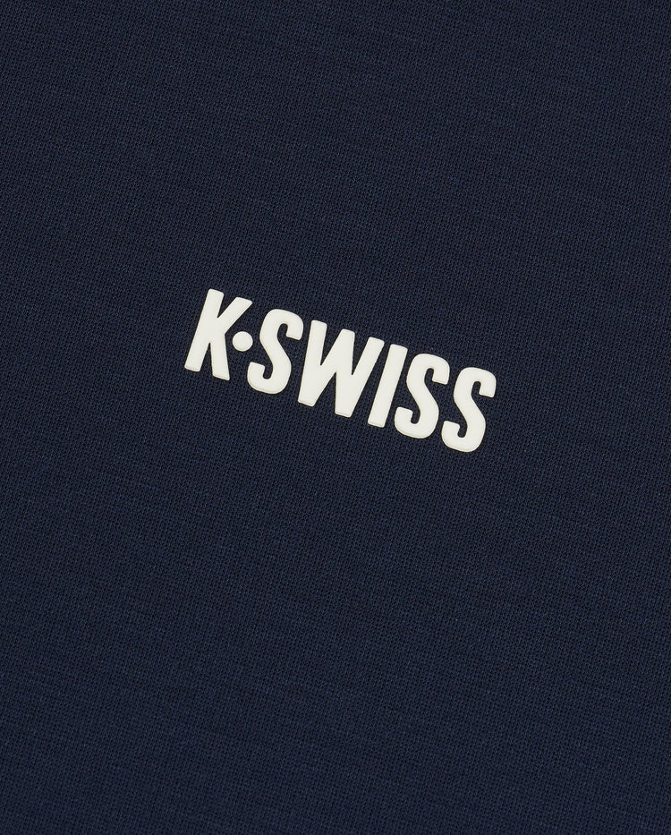 1912109-014 | WOMEN'S K-SWISS LOGO LONG SLEEVES T-SHIRT | NAVY