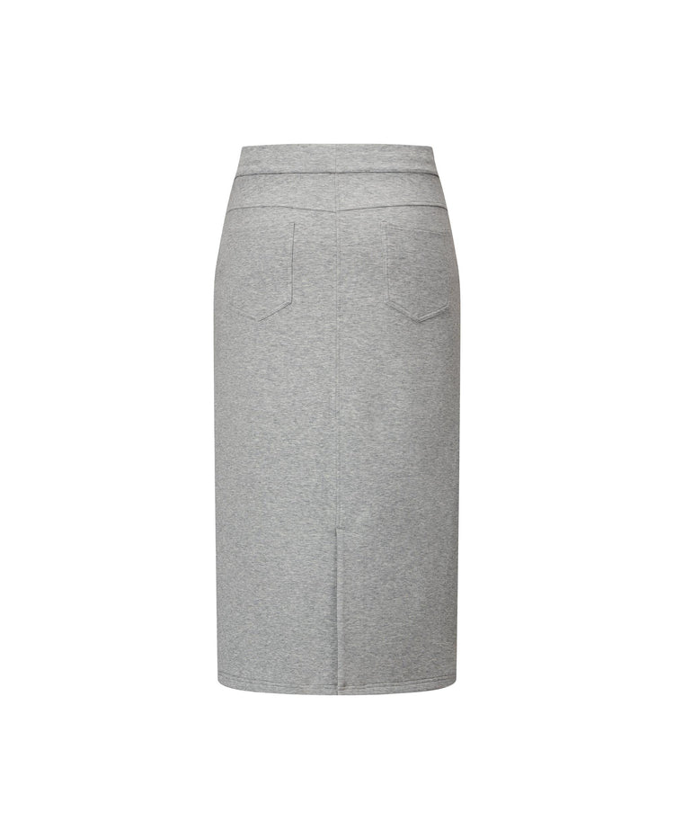 1912110-963 | WOMEN'S K-SWISS LOGO MIDI SKIRT | GREY
