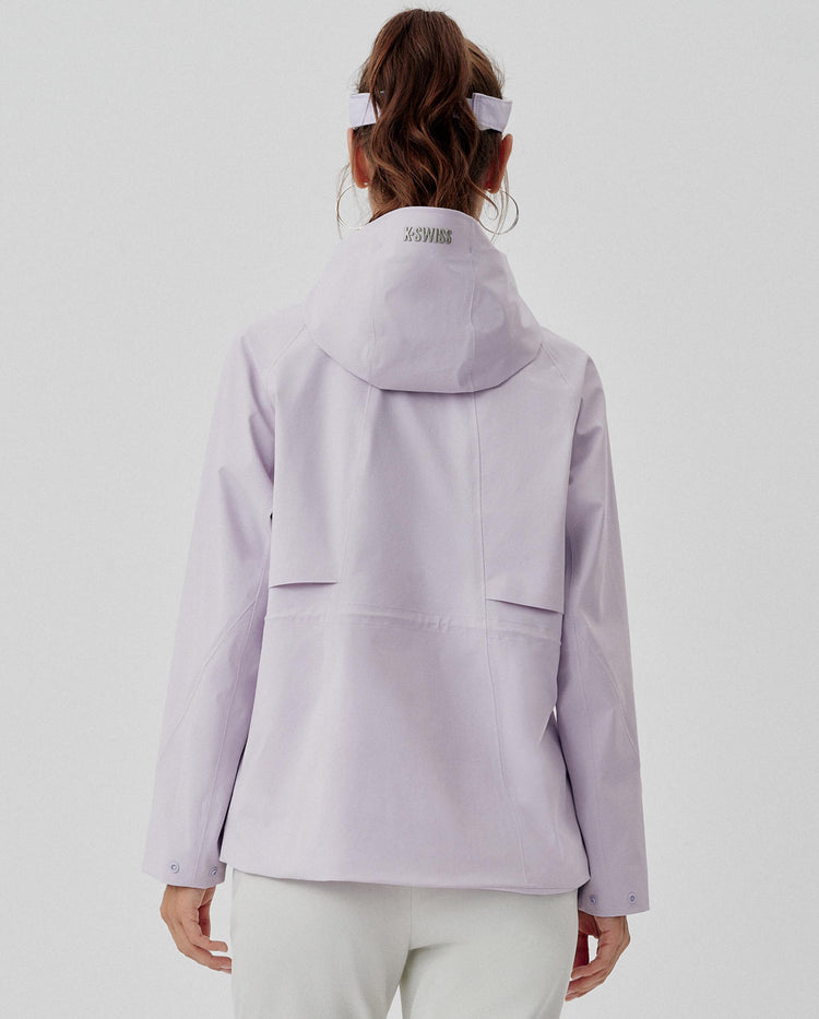 1912111-692 | WOMEN'S WATER REPELLENT LOOSE FIT HOODED JACKET | PURPLE