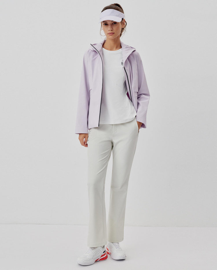1912111-692 | WOMEN'S WATER REPELLENT LOOSE FIT HOODED JACKET | PURPLE