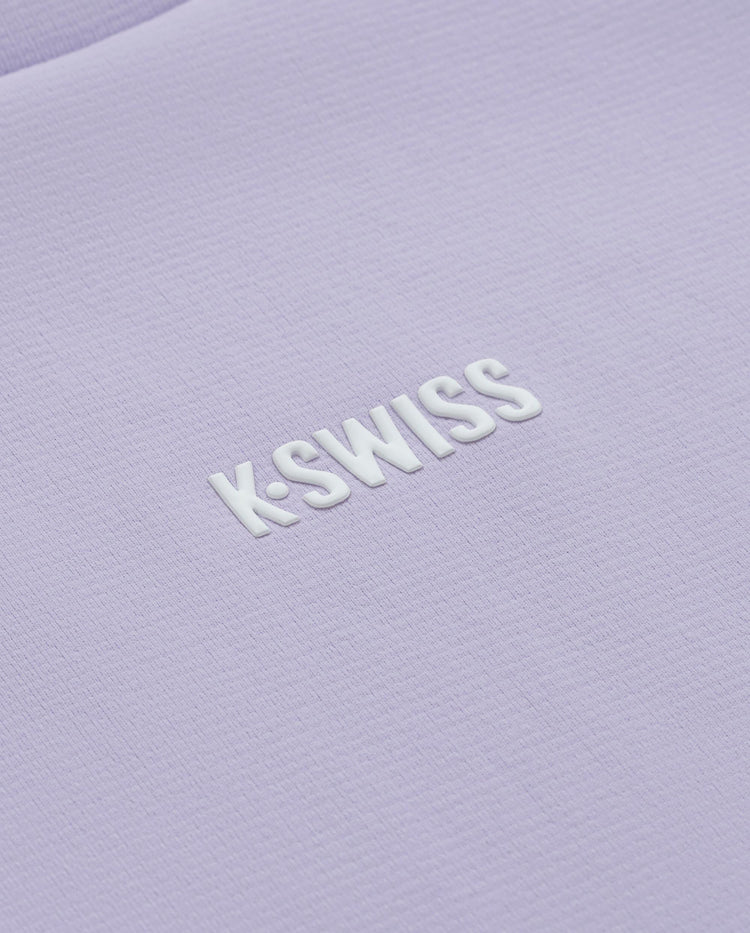 1912115-692 | WOMEN'S K-SWISS LOGO LONG SLEEVES T-SHIRT | PURPLE
