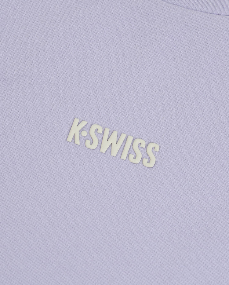 1912124-638 | WOMEN'S K-SWISS LOGO SHORT SLEEVES T-SHIRT | PURPLE