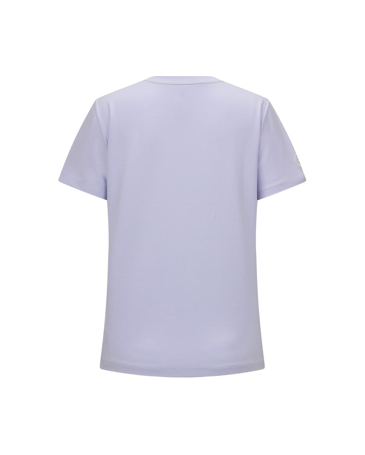 1912124-638 | WOMEN'S K-SWISS LOGO SHORT SLEEVES T-SHIRT | PURPLE