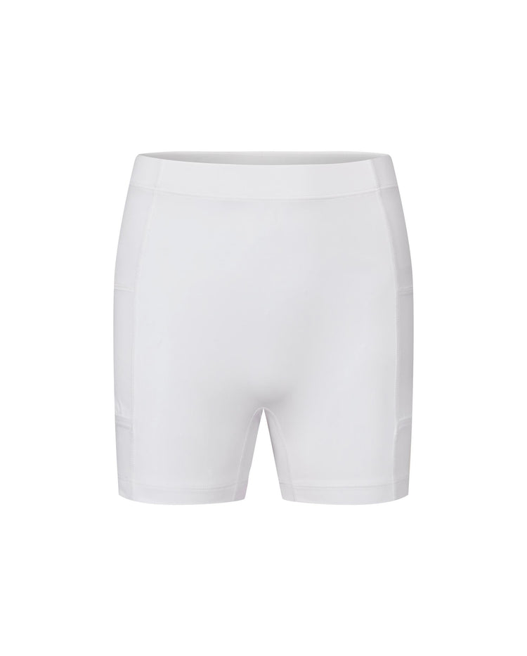 1912131-101 | WOMEN'S K-SWISS LOGO TENNIS POLO DRESS | WHITE