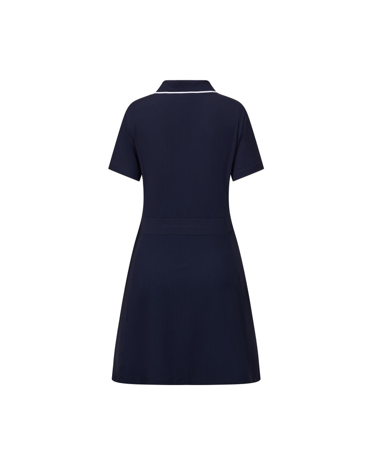 1912131-499 | WOMEN'S K-SWISS LOGO TENNIS POLO DRESS | NAVY