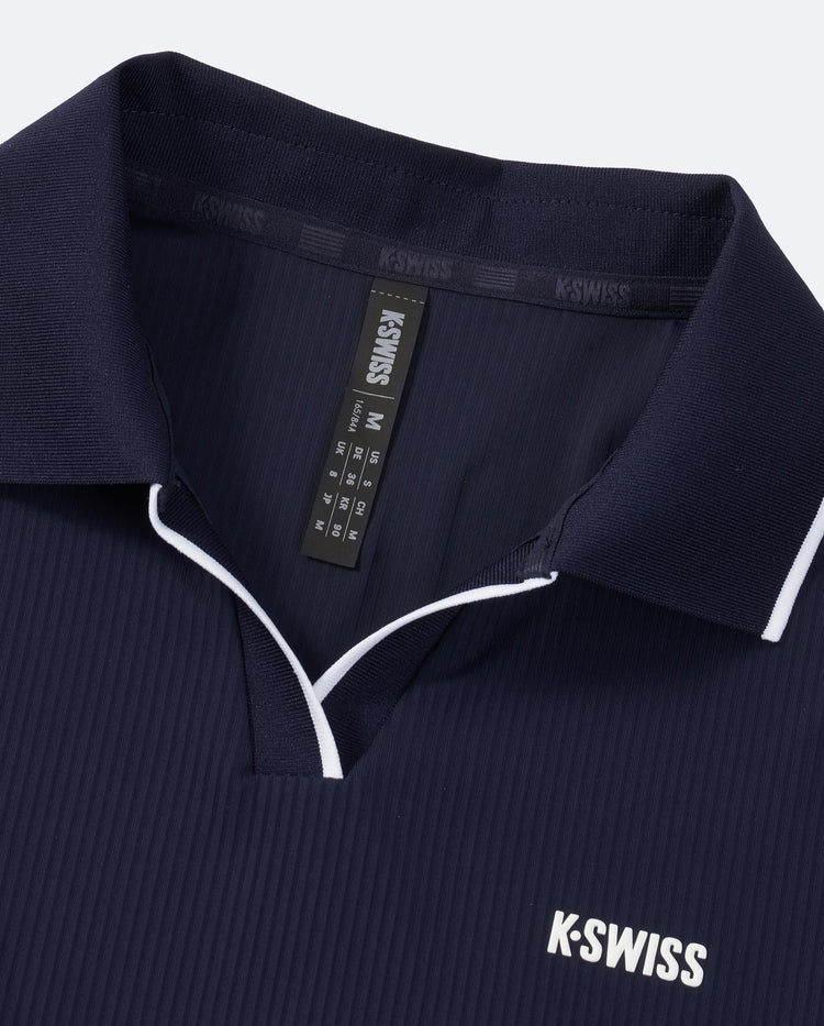 1912131-499 | WOMEN'S K-SWISS LOGO TENNIS POLO DRESS | NAVY