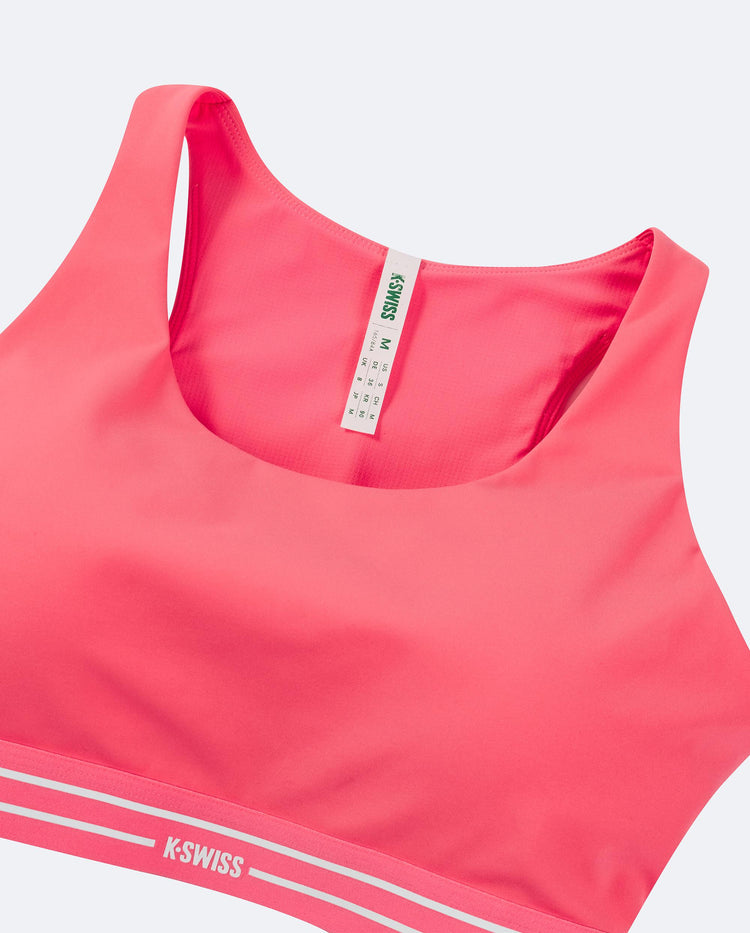 1912137-617 | WOMEN'S LOGO COOL FEELING SPORTS BRA TANK TOP | PINK