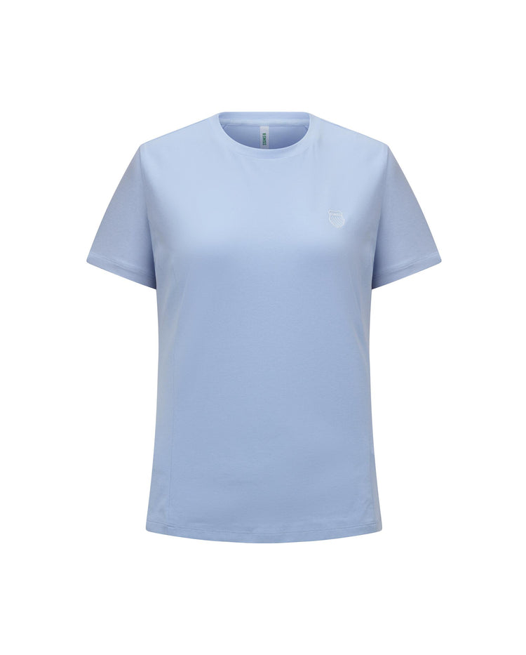 1912141-412 | WOMEN'S LOGO UPF50+ SWEAT ABSORB QUICK-DRY T-SHIRT | BLUE