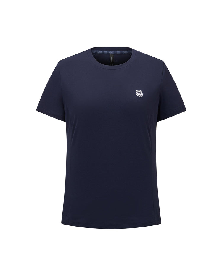 1912141-499 | WOMEN'S LOGO UPF50+ SWEAT ABSORB QUICK-DRY T-SHIRT | NAVY