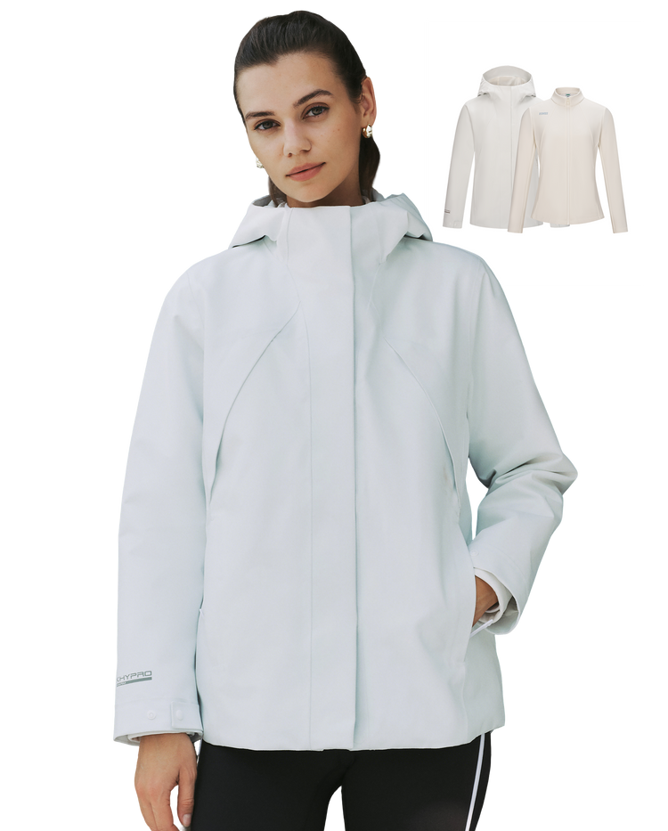 1912161-115 | WOMEN'S KHYPRO WARM WATER REPELLENT JACKET 2-IN-1 | WHITE