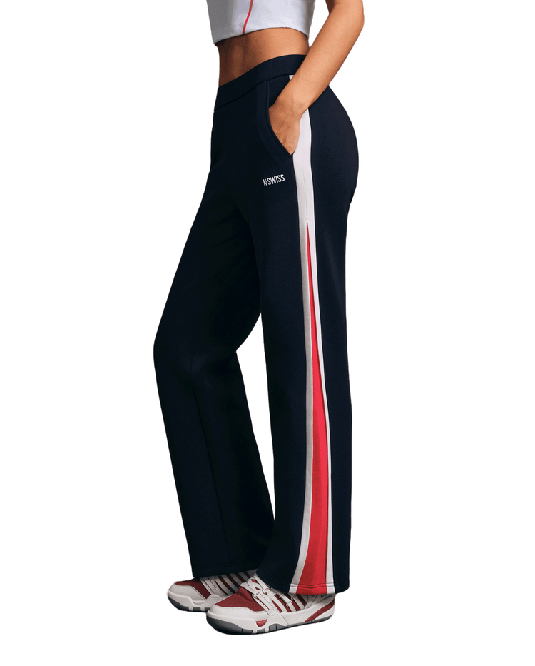 1913279-014 | WOMEN'S LOGO SIDE TAPED WIDE-LEG PANTS | NAVY