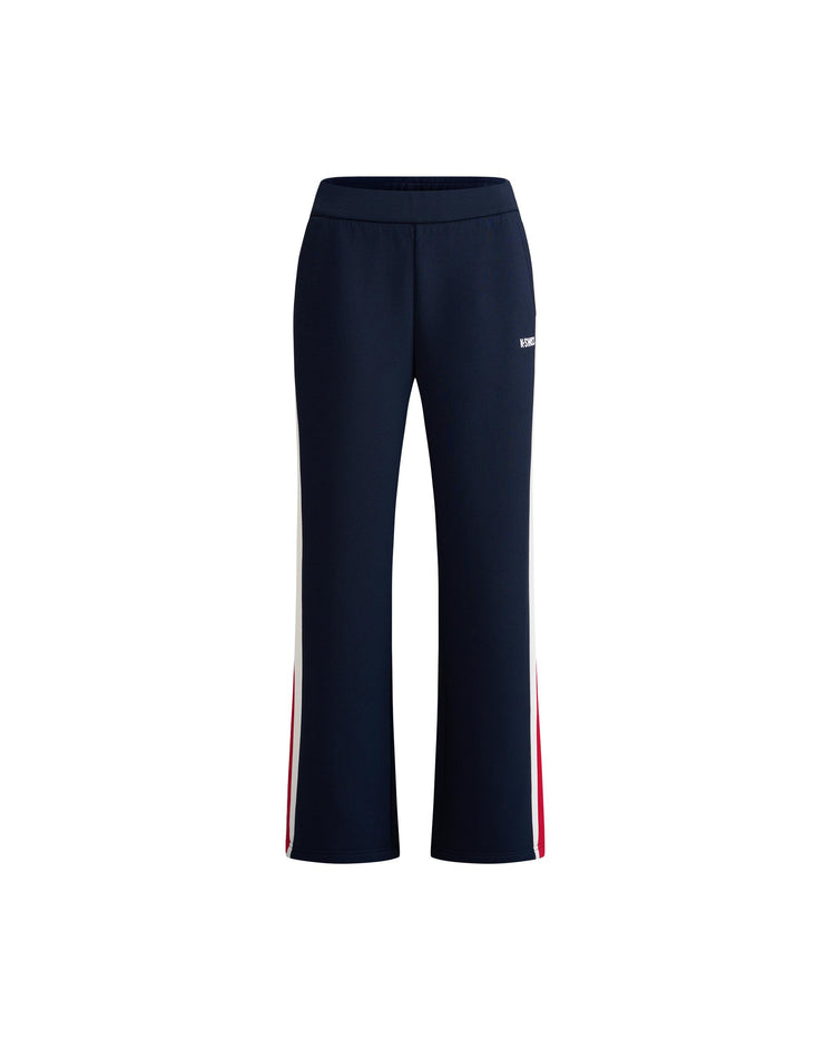 1913279-014 | WOMEN'S LOGO SIDE TAPED WIDE-LEG PANTS | NAVY