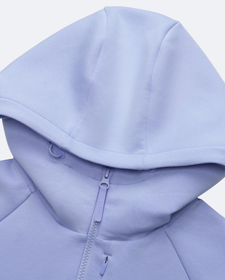 1913852-516 | WOMEN'S KUBE INFLATABLE NECK PILLOW HOODED JACKET | LAVENDER BLUE