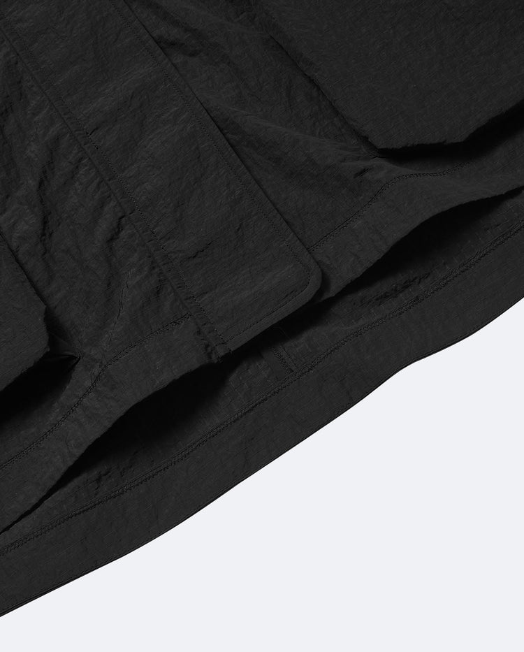 197149-008 | WOMEN'S K-SWISS LOGO LONG CUT HOODED JACKET | BLACK