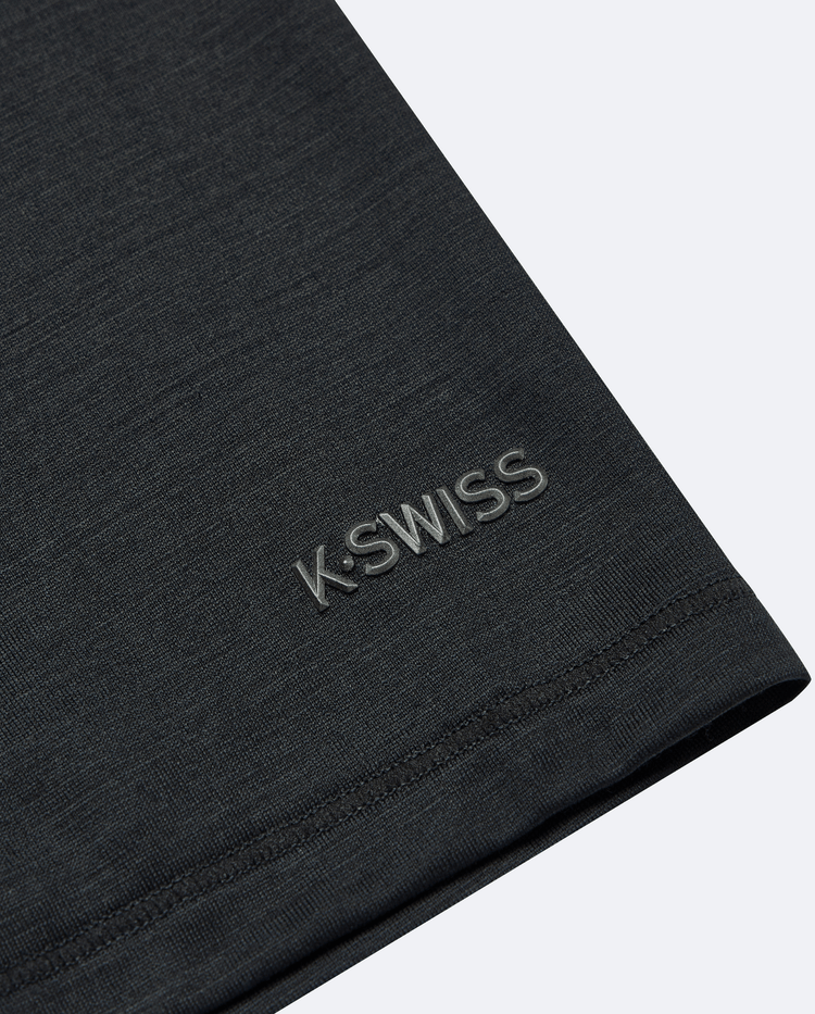 197207-008 | WOMEN'S K-SWISS LOGO SHORT SLEEVES T-SHIRT | BLACK