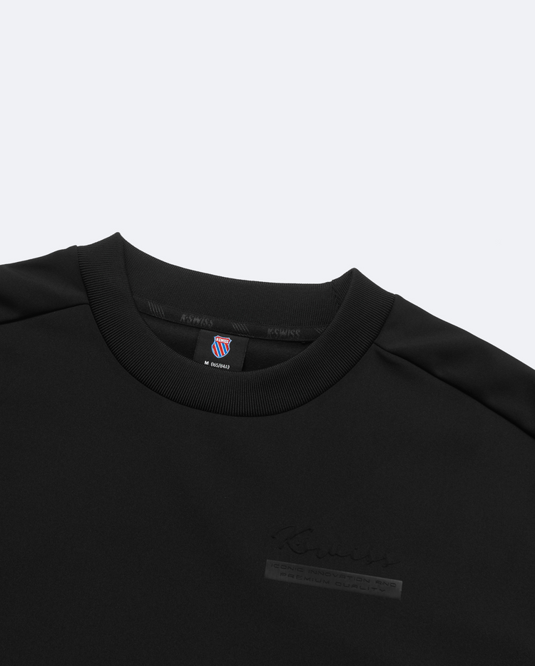 197643-008 | WOMEN'S K-SWISS LOGO SWEATSHIRT | BLACK