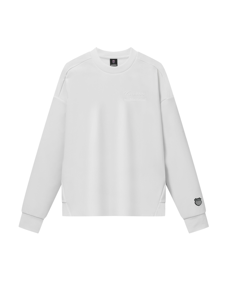 197643-100 | WOMEN'S K-SWISS LOGO SWEATSHIRT | WHITE