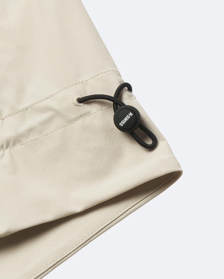 198087-903 | WOMEN'S K-SWISS LOGO LOOSE FIT HOODED JACKET | WHT/GREY