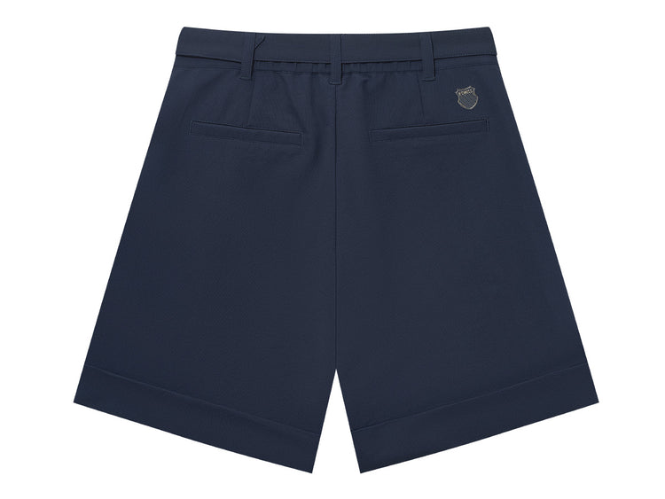 198383-495 | WOMEN'S K-SWISS LOGO BELTED CHIC SHORTS | BLUE/MISC