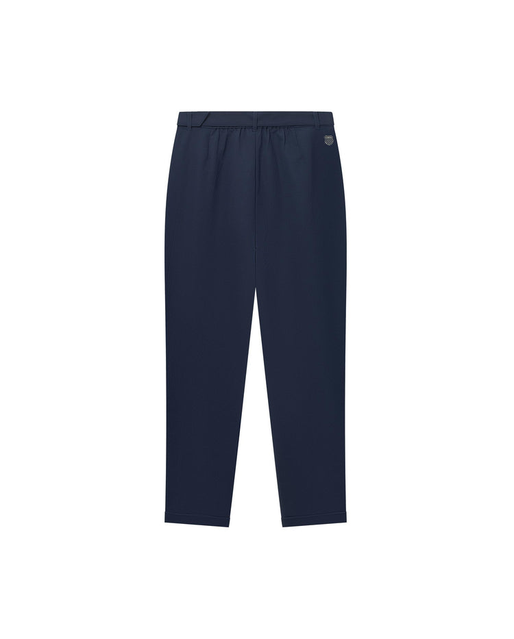 198401-495 | WOMEN'S BELTED STRAIGHT PANTS | BLUE/MISC