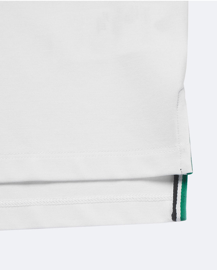 198424-101 | WOMEN'S EMBROIDERED K-SWISS LOGO LOOSE FIT T-SHIRT | WHITE/WHITE