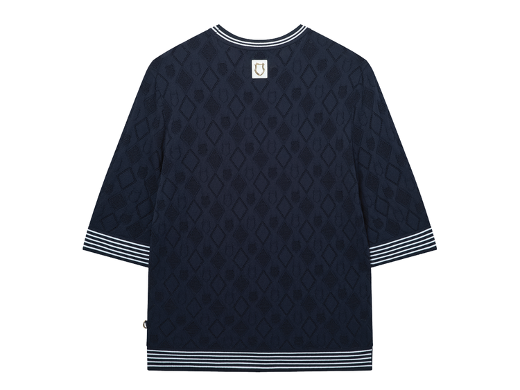 198425-495 | WOMEN'S ALL-OVER PRINTED T-SHIRT | BLUE/MISC